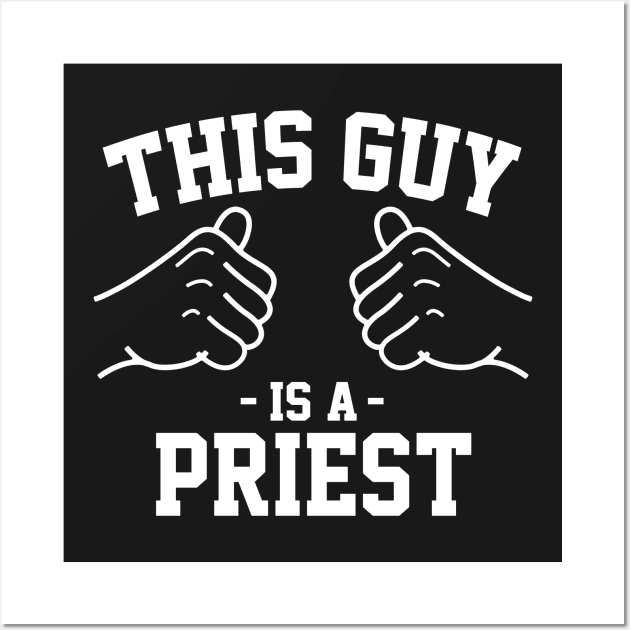 This guy is a priest Wall Art by Lazarino